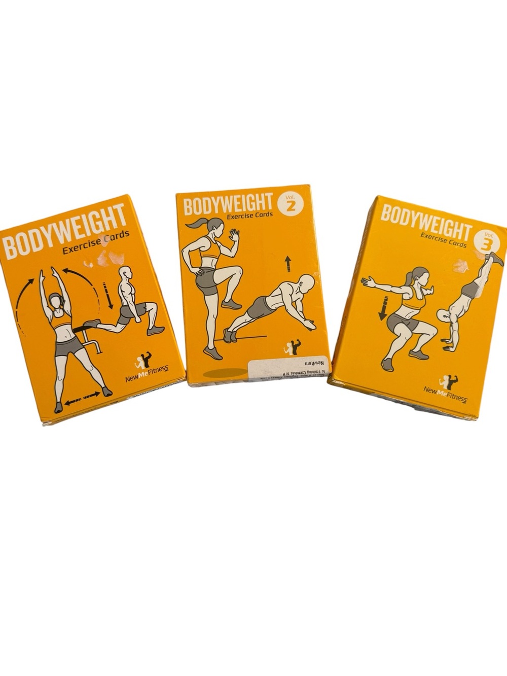New Me Fitness Volumes 1-3 Bodyweight Exercise Cards